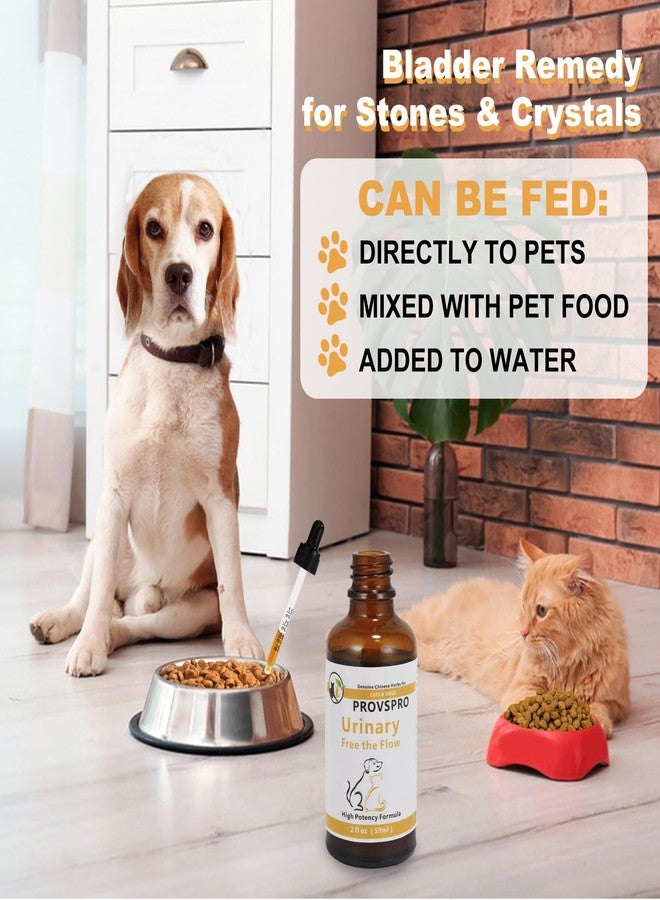 provspro Dogs and Cats Bladder Crystals Treatment or Stone, Bladder Kidney Stones Dissolver for Pet, Cat Dog Urinary Tract Supplements for Kidney and Bladder Stones, Urinary Free The Flow, 2 fl oz (59ml) - Image 5